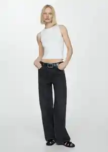 Jean Massy Tejano Negro Talla 40 Mujer Mango
