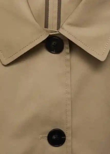 Chaqueta Apple Khaki Talla XS  Mujer Mango