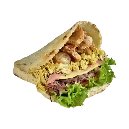 Arepa con Todo