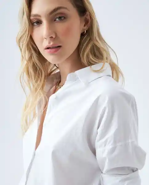  Camisa Mujer Blanco Talla L 610D000 AMERICANINO 