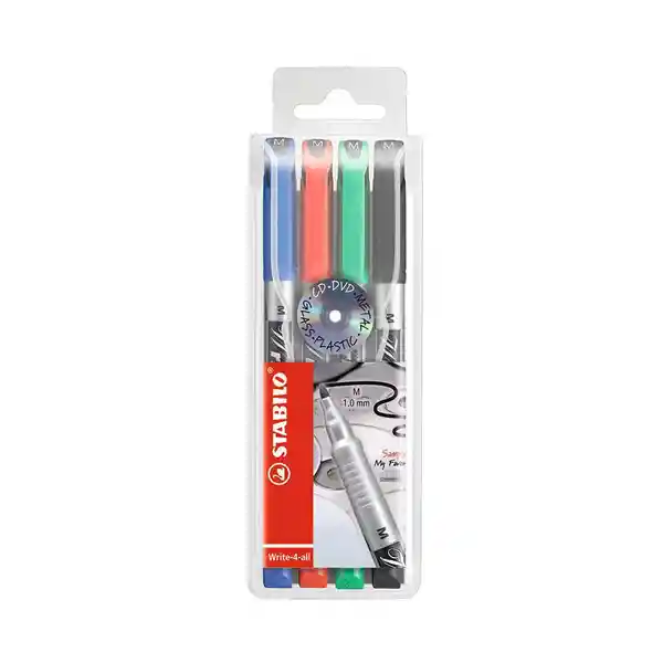 Stabilo Set Marcador Write-4-all Mediano - Permanente 146/4