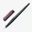Lamy Estilógrafo Joy Negro Clip Rojo