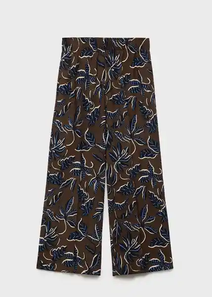 Pantalón Life Marrón Talla L Mujer Mango