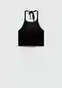 Top Arena Negro Talla 20 Niñas Mango
