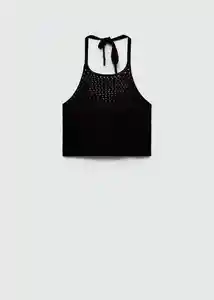 Top Arena Negro Talla 20 Niñas Mango