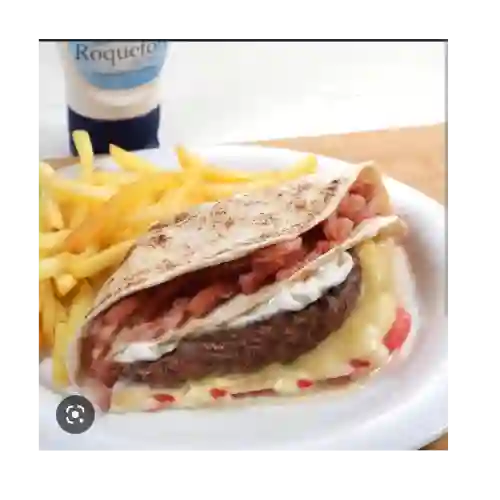 Hamburguesa Especial en Tortilla