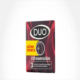 Duo Preservativos Ultrasensible