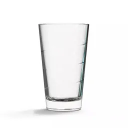 Cristar Set Vaso Diseño Spiral en Vidrio Alto 385 mL