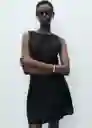 Vestido Sea Negro Talla S Mujer Mango