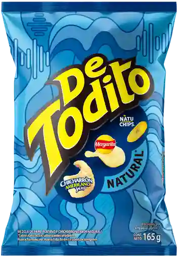 De Todito Snack Sabor Natural 165 g