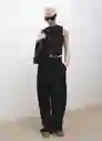 Chaleco Iris Negro Talla L Mujer Mango