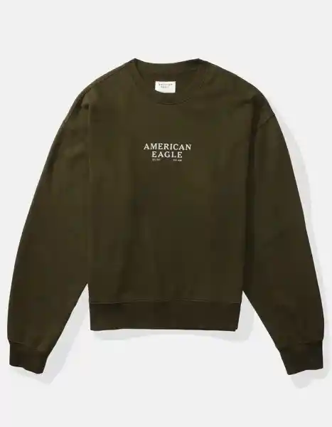 Buzo Hombre Verde Talla MEDIUM 2704309 American Eagle