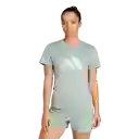 Adidas Camiseta Manga Corta Run it Tee Correr de Mujer Verde T.S