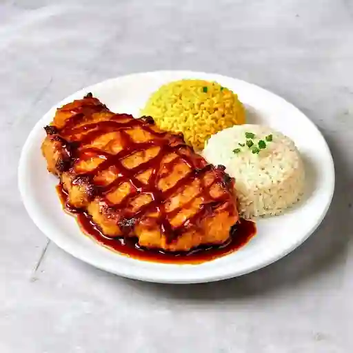 Chuleta en Salsa Bbq