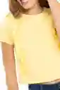 Camiseta Valty Color Amarillo Claro Talla XL Ragged