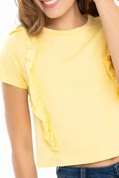 Camiseta Valty Color Amarillo Claro Talla XL Ragged