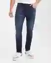 Jean Slim Fit Famous Azul Clásico Oscuro Talla 30/32 Chevignon