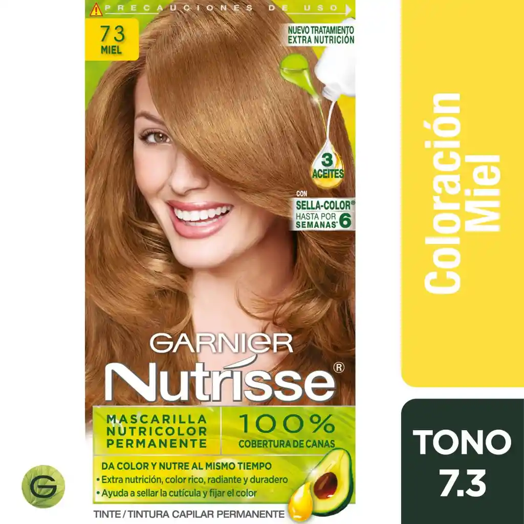 Nutrisse Kit Coloracion En Crema N° 73 Miel Con Concentrado