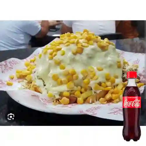 Combo Mazorca Desgranada Sencilla +Cocacola Orig 400ml