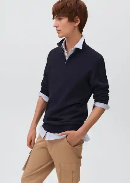 Pantalón Chcargo Beige Talla 21 Teen Niños Mango