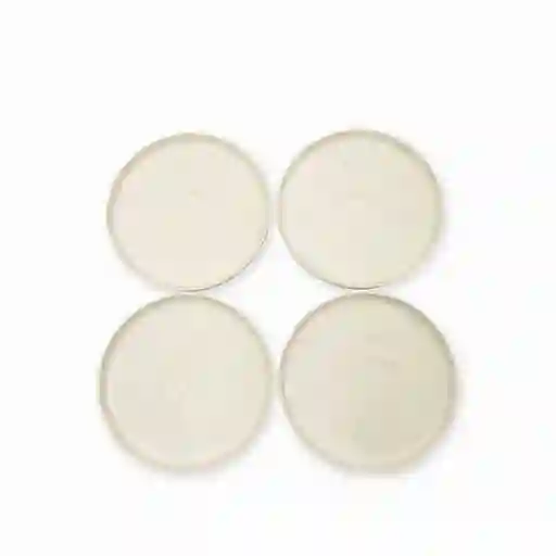 Set Plato Mediano Mármol Cuarcita 20 cm Ambiente Gourmet