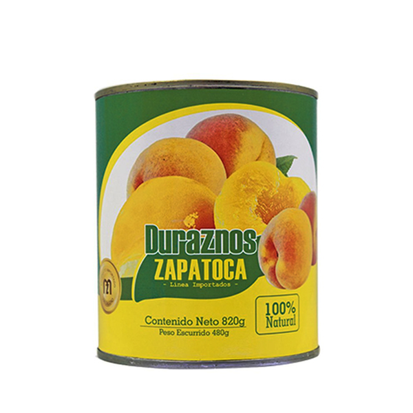 Zapatoca Duraznos en Almíbar 820 g