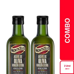 2 x Monticello Aceite de Oliva Virgen Extra