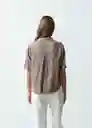 Camisa Mujer Gris Fungi Medio M 011G367 Naf Naf