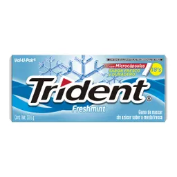 Trident Chicle Sabor a Menta Freshmint