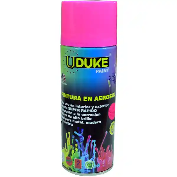 Uduke Aerosol Fluorescente Rosado 400 mL (1008) (Ht40267)