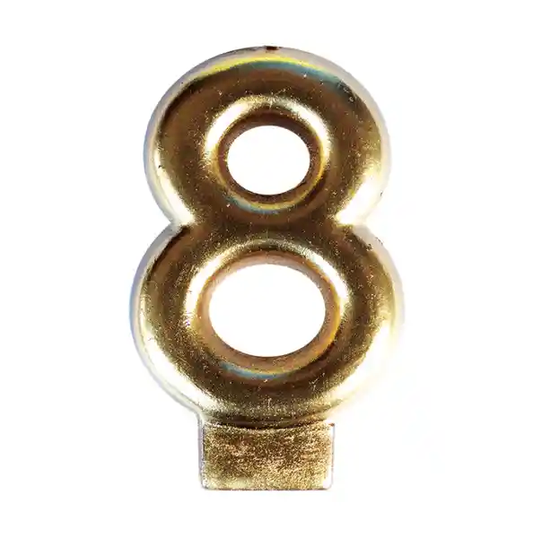 Vela Dorada Número 8