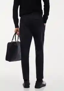 Pantalón Pluto Navy Talla 42 Hombre Mango