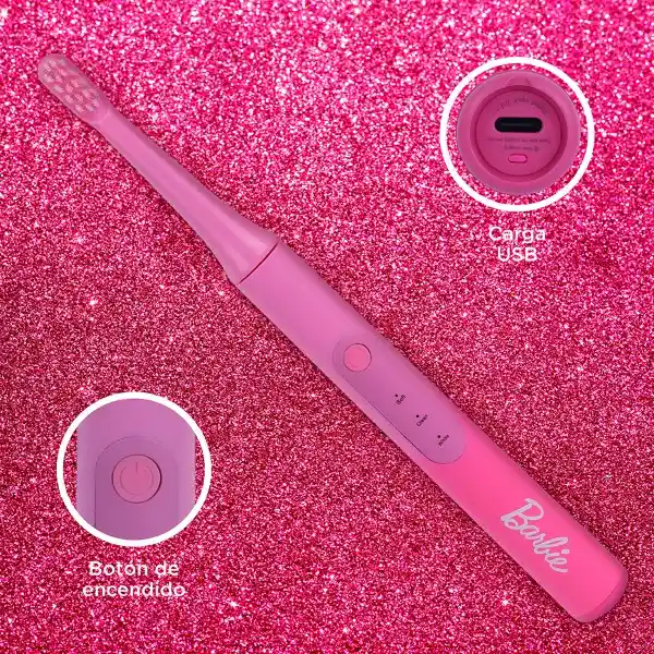 Cepillo de Dientes Sónico Con Cerdas Suaves Barbie Miniso