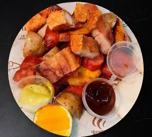Picadas de chicharrón personal