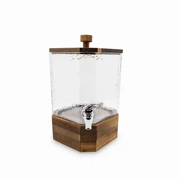 Dispensador Bebidas Kanso Base Acacia 5000 mL Ambiente Gourmet