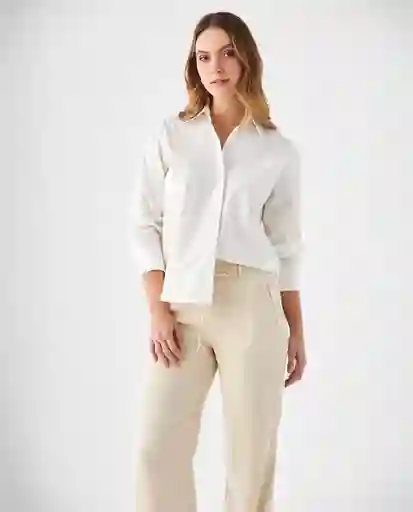 Camisa Crudo Nevisca Claro Talla L 419F007 Esprit