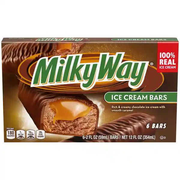 Helado Milky Way Barra 6 Pack