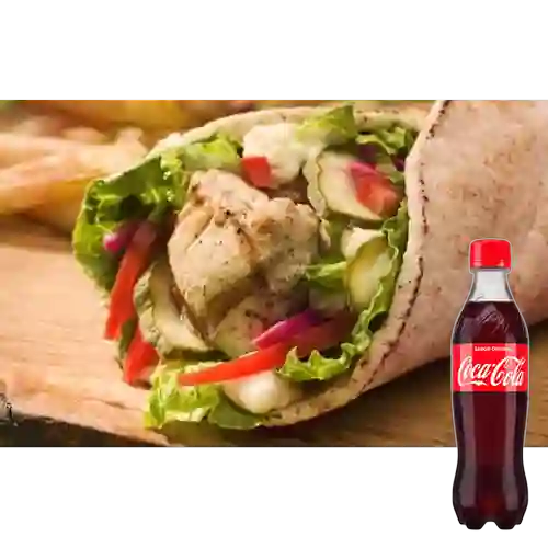 Combo Shawarma Chicken +Cocacola Orig 400ml