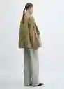 Abrigo Parka Africa Khaki Talla M Mujer Mango