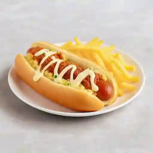 Perro Kani + Papas + Gaseosa