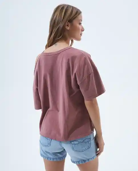 Camiseta Mujer Rosa Talla M 601F006 Americanino