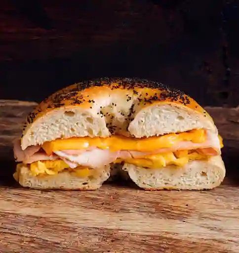 Bagel Ham Egg & Cheese