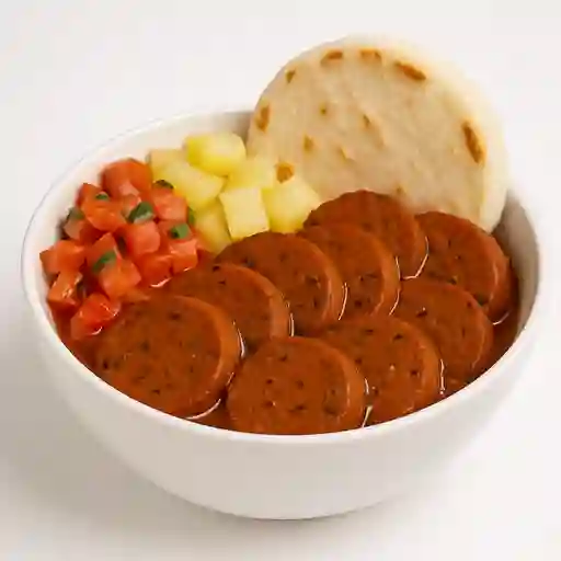 Tazón de Chorizo Vegano