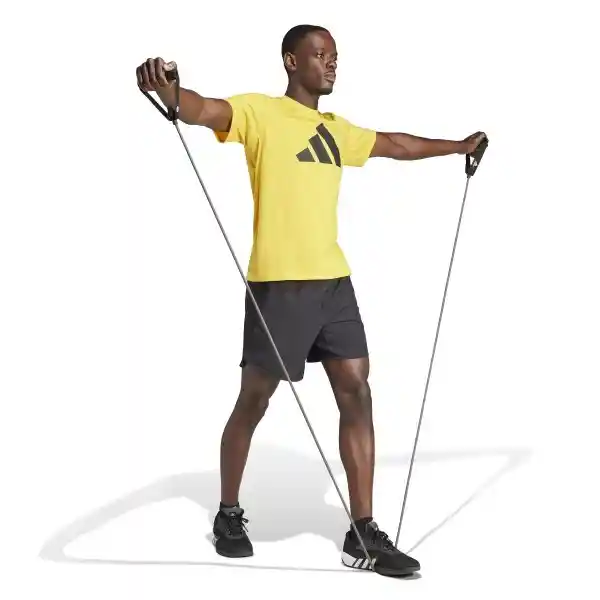 Adidas Camiseta Tr-Es Fr Logo T Para Hombre Amarillo Talla M