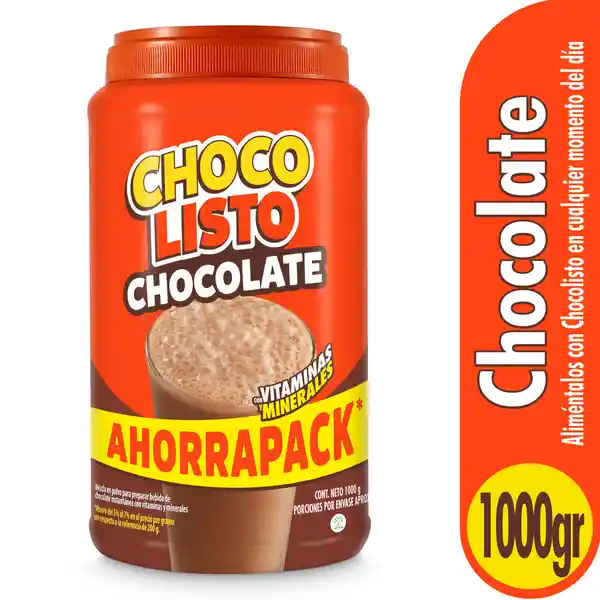 Chocolisto Modificador de Leche Sabor a Chocolate
