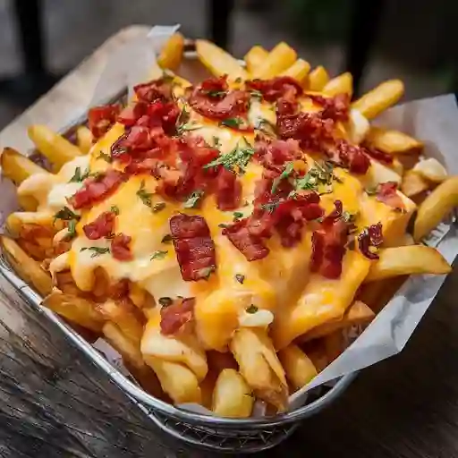 Fries bacon