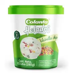 Colanta Helado Vainilla Chips