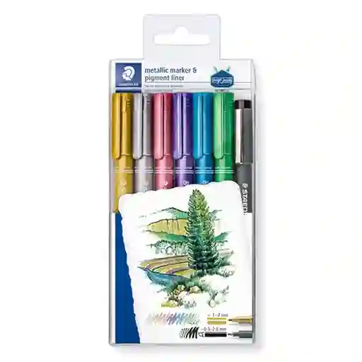 Staedtler Kit Marcador Metálico + Rotulador