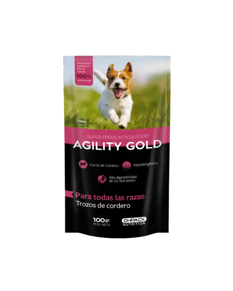 Agility Gold Alimento Húmedo para Perro con Trozos Carne Res 