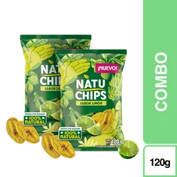 2 x Snack Natuchips Limón 120 g